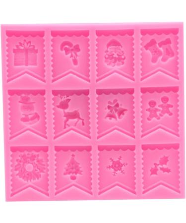 Cabilock 3pcs Silicone Molds DIY Baking Molds Xmas Fondant Christmas Mold Silicone Bunting Fondant Mold Fudge - Buy Online on SooperMarket.com