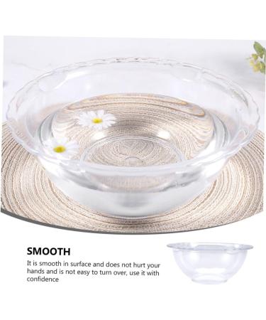 Didiseaon 1pc Lace Washbasin Simple Washbasin Transparent Bathroom Bowl Kitchen Washing Basin Spa Massager Basin Lace Wash Basin Countertop Face Basin Small Baby Pp Fashion Cleaning Basin 23x23cm Transparent - Buy Online on SooperMarket.com