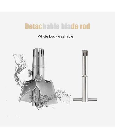 Greensen Manual Stainless Steel Nose Hair Trimmer - Safe & Effective 360 Rotation - Perfect for Men - Buy Online on SooperMarket.com