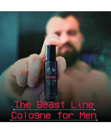 The Beast Line Cologne for Men by Beard Struggle - 6x Longer Than Traditional Colognes - Ragnarok Rising Eddie Hall Beast Line - Signature Edition - Mens Cologne 15 mL Glass Roller Bottle - Buy Online on SooperMarket.com