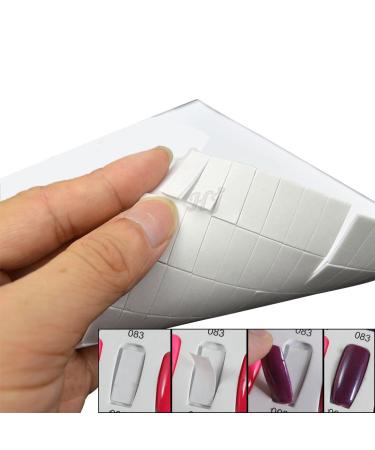 312pcs/sheet Sponge Double-sided Adhesive Fixing Sticker for Nail Gel Polish Display Color Card Book Chart Nail Art Salon Accessories Pack of 1  HJ-ND005 312 Count (Pack of 1)