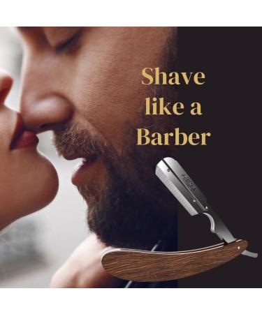 Premium BartZart Razor with Interchangeable Blade System | Wooden Handle & Case | Perfect Men's Grooming Tool | International Shipping Available - Buy Online on SooperMarket.com