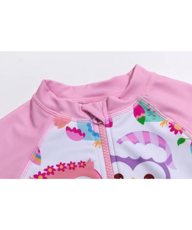Bonverano Baby Girls Swimsuit - Owl Print One Piece with UPF 50+ Sun Protection | 9-12 Months - Buy Online on SooperMarket.com
