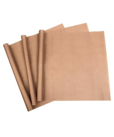Adecco LLC Sheet for Heat Press 3 Pack Nonstick Oven Liners Heat Resistant Craft Mat Transfer Sheet (16 x 12 Inch)