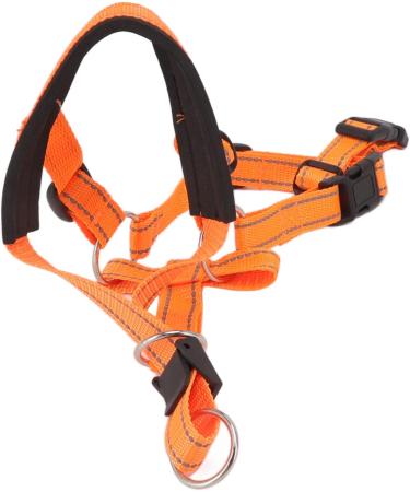Dog Handlebars with Seat Belt - XL Orange Pet Halter for Safe Outdoor Walking | Prevent Pulling - Buy Online on SooperMarket.com