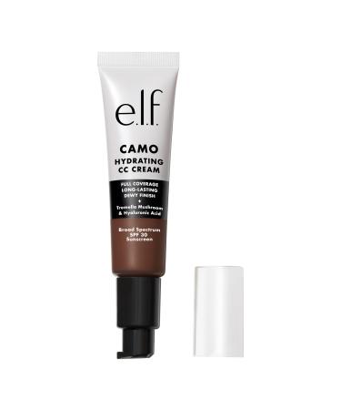 e.l.f. Hydrating Camo CC Cream SPF 30 Color Correcting Full Coverage Foundation For A Dewy Finish Vegan & Cruelty-Free Rich 650 C