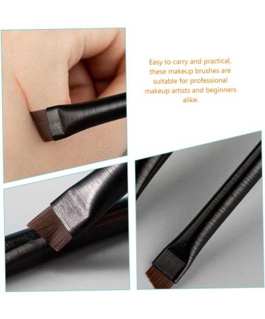 Baluue 3 Sets Eyeliner Brush Makeup Brush Ear Multi Function Eyebrow Brush Black Wood - Buy Online on SooperMarket.com
