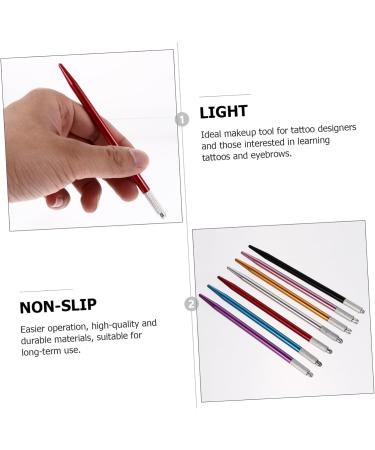 Angoily 7pcs Metal Embroidery Pen Brow Pencil Embroidered Manual Pen Embroidered Pen Cosmetics Korean - Buy Online on SooperMarket.com