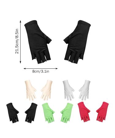 Vipomkowa Nail Machine Special Gloves For Nail Salon Baking Lamp Heat Insulation Sun Breathable Nail Leakage Gloves Nail Stand Holder A A - Buy Online on SooperMarket.com