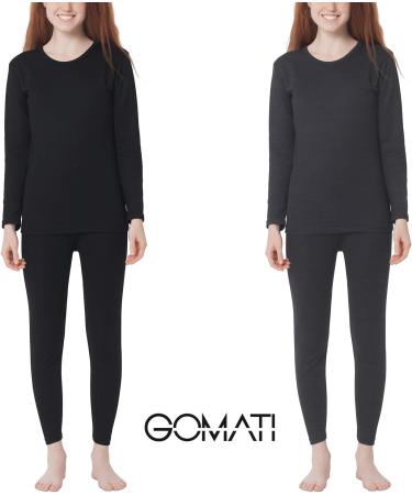 Gomati Children's Thermal Pants - Warm Quick-Drying Long Underpants (Size 158-164) - Black - Ideal for Cold Weather & International Shipping - Buy Online on SooperMarket.com