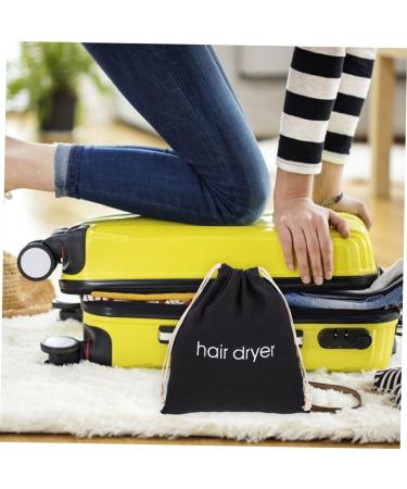 WOONEKY 4pcs Hair Dryer Storage Bag Hair Dryer Drawstring Bag Travel Supplies Toiletry Bag for Travel Fabric - Buy Online on SooperMarket.com