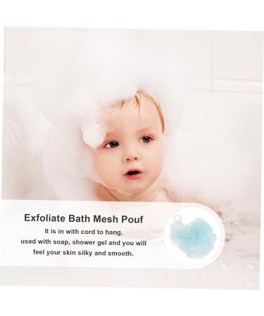 4PCS Bath Mesh Pouf Shower Sponge - Soft Bath Loofahs & Bath Balls for Luxurious Cleansing | International Shipping Available - Buy Online on SooperMarket.com