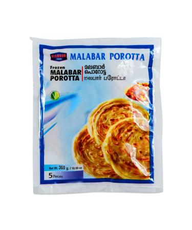 Diamond Malabar Parotta | 5Pcs | 300G | 100% Fresh | Indian Origin (Buy 1 Get 1)
