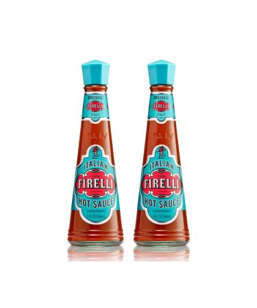 FIRELLI Italian Hot Sauce | 5oz Bottle (Pack of 2) | Perfect Kick for Pizza, Ramen, Eggs | Great Balanced Flavor, Gluten Free, Keto, All Natural, Made in Italy With Calabrian Chili Peppers Original Hot Sauce 5 Fl Oz (Pack