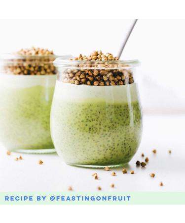 Organic Raw Sprouted Buckwheat Granola with Matcha - 6oz Pack - Buy Online on SooperMarket.com