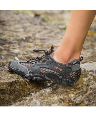 VTASQ Men's Hiking Shoes - Lightweight Breathable Outdoor Sports Sandals Anti-Slip Trekking Footwear - EU Size 44 Gray - Buy Online on SooperMarket.com