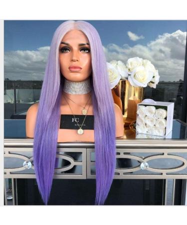 BGHJUE African Wig Purple Long Straight Synthetic Hair Wigs Wigs For Black Women Heat Resistant Synthetic Wigs