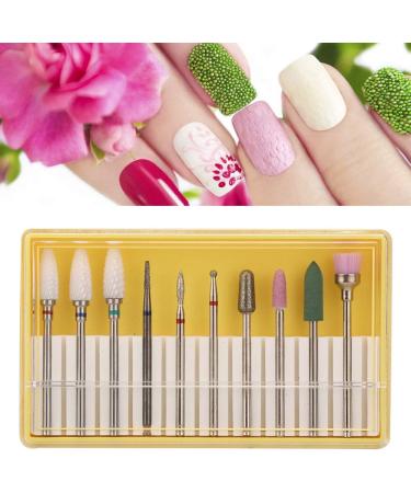 Set of 10 Nail Drills Nail Polish Machine Nail Care Tool Accessories (Grinding head set BH-01) - Buy Online on SooperMarket.com
