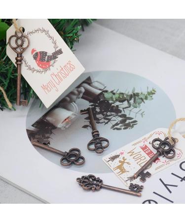 30PCS Assorted Antique Skeleton Keys - Vintage Steampunk Classic Collection in Copper - Buy Online on SooperMarket.com