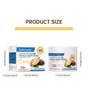 Cocoa Butter Face Cream - Nourishing Moisturizer with Vitamin E for Dry Skin | Hydrating Body Cream for Soft Smooth Skin - Buy Online on SooperMarket.com