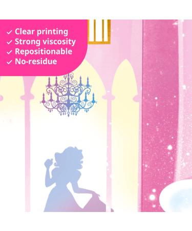 DECOWALL SG-2207 Rainbow Castle Quote Wall Stickers - Fairy Tale Dreams Decals for Kids Girls Nursery - Removable Art Decor - Buy Online on SooperMarket.com