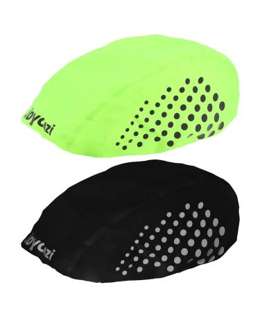 Royouzi bicycle helmet protection 2 pieces of waterproof helmet cover rain protection helmet reflective helmet cover bicycle helmet cover helmet protection helmet cover unisex children's bike helmet protection