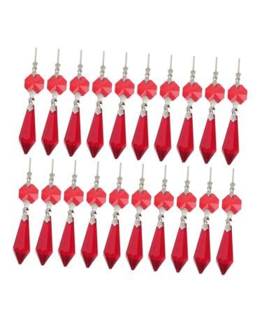 ABOOFAN 1 Crystal Ceiling Healing Chandelier Prism Chandelier Crystal Pendant Lighting Window Pendant Buckle As Shown 7.40X1.60X1.60CM