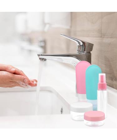 Etopgo Silicone Travel Bottles Set - 16 TSA Approved Multicolor Fillable Containers for Shampoo Lotion & More | Travel Size Essentials - Buy Online on SooperMarket.com