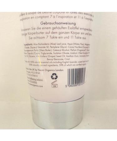 NEOM Magnesium Body Butter 200ml | Lavender & Jasmine | Cream Moisturizer with Essential Oils | Nourish & Soften - Buy Online on SooperMarket.com