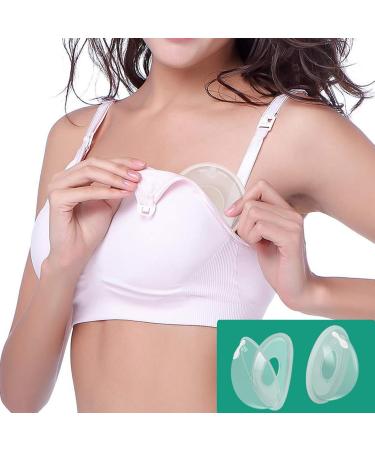 Anti-Flow Breast Shells with Stopper for Nursing Mothers - BPA Free & Food Grade Silicon - 2 Count - Buy Online on SooperMarket.com