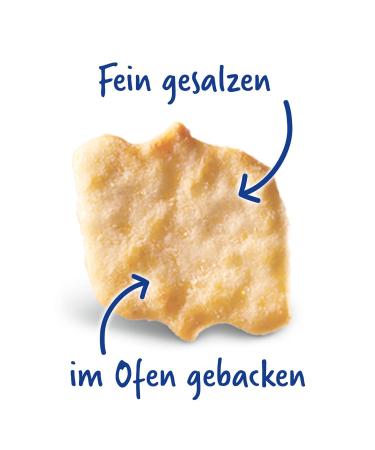 TUC Baked Bits Salted 6 x 110g | Fine Salted Crackers | Mini-Cracker Large Pack for International Shipping - Buy Online on SooperMarket.com