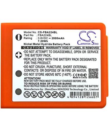 Buy Replacement Battery for HBC Rad10matic Micron 6 7 Patrol D Quadrix & Vector Pro | Fast International Shipping - Buy Online on SooperMarket.com