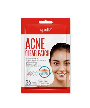 Epielle Acne Clear Patch - Hydrocolloid Pimple Patch for Face & Skin, 4 Pack Acne Spot Treatment Stickers - Cruelty-Free, Two Patch Sizes 8mm & 10mm - Buy Online on SooperMarket.com