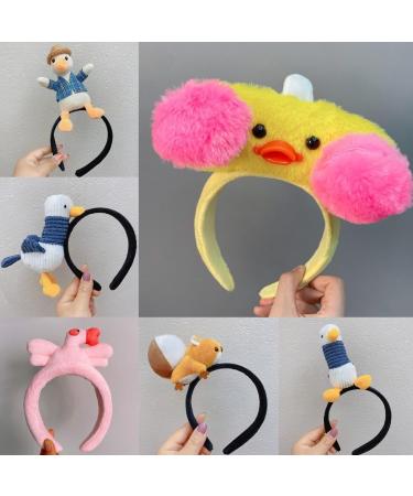 JSGHGDF 3D Animal Hairhoop Christmas Party Girl Face Washing Kids Funny Headpieces Sq - Buy Online on SooperMarket.com