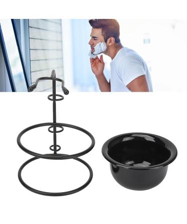 Bordstract Black Razor Set for Men - Stylish Beard Grooming Kit with Razor Brush & Soap Shell - Durable Metal & Plastic Materials - Buy Online on SooperMarket.com