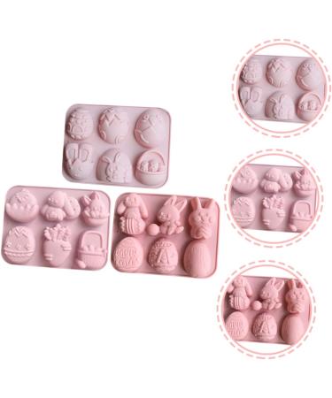 Alipis 3pcs Easter Cake Mold Easter Molds Easter Bunny Cake Pans for Baking Chocolate Mold Silicone Bunny Mold Easter Ice Baking Tools Silicone Cake Mold Silica Gel Biscuit Ornaments - Buy Online on SooperMarket.com