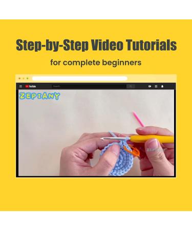 Beginner Crochet Kit: Rabbit & Carrot Stuffed Animal DIY Set with Video Tutorials - Buy Online on SooperMarket.com