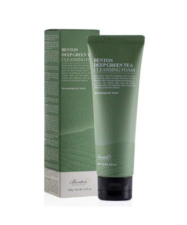 Benton Deep Green Tea Cleansing Foam 4.23 oz (120 g)
