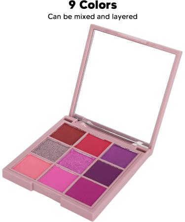 9 Colors Eyeshadow Palette Makeup Palette Eye Shadows Eyeshadow Makeup Kit High Pigmented Long Lasting Matte Glitter Eye Shadow Cosmetics for Makeup Artist (M9-8) - Buy Online on SooperMarket.com
