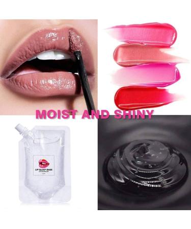 Skynest Lip Gloss Base - DIY Moisturizing Vegan Lip Makeup Oil (1Pack 50ML + 3 Packs 20ML) - Buy Online on SooperMarket.com