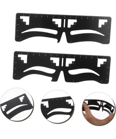 MAGICLULU 4 Pcs Eyebrow Ruler Eyebrow Stencil Template Practical Female Makeup Tool Artifact Make up - Buy Online on SooperMarket.com