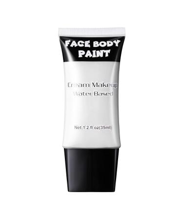 CCbeauty White & Black Face Paint Kit - Professional Water-Based Body Paint for Halloween Clown Joker Mimes & Skeleton Makeup - Full Coverage Foundation SFX Makeup - Buy Online on SooperMarket.com