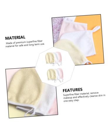 POPETPOP 30 Pcs Makeup Remover Gloves & Microfiber Bathing Wipes - Reusable & Disposable Makeup Removal Pads for Effortless Cleansing - Buy Online on SooperMarket.com