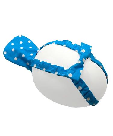 Pampered Poultry Washable Chicken Diapers for Hens or Roosters - Fashionable Nappy - Pet Chicken Diaper Blue Dots Extra Small