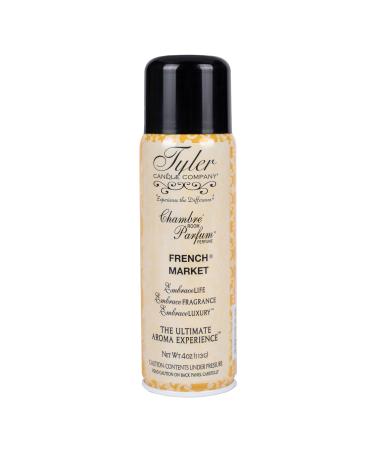 Tyler Candle Company French Market 4 ounce Bathroom Aerosol Scented Perfume Spray