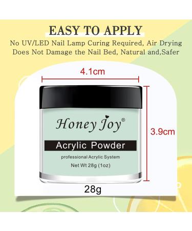 28g/box Professional Acrylic Nail Powder Set for French Manicure - HJ-NAP017-No.1 - Buy Online on SooperMarket.com