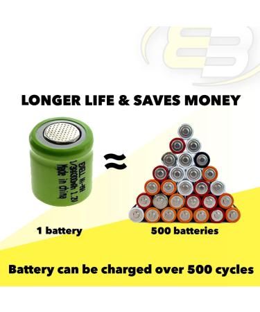 Buy 3pc Sizzler Short Chassis 1.2V 1/3AA NiMH 300mAh Rechargeable Battery for Camaro T/A CUDA T/A Night Riding Sizzlers and More - International Shipping Available - Buy Online on SooperMarket.com