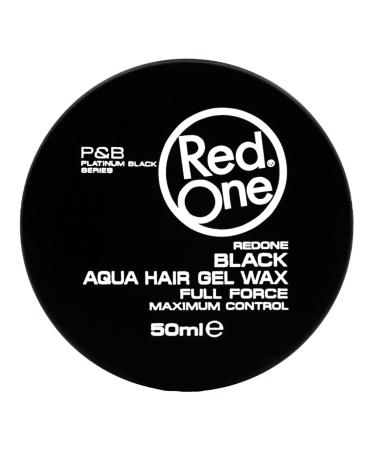 Redone Hair Styling Aqua Wax Black 50ml | Gel Wax | Lime Scent | Extra Hold | Men & Women Hair Wax | Long Lasting | Shiny Look | Maximum Control