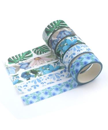10 Rolls FKEYTO Washi Tape Set 15mm x 5 Meters - Ideal for Bullet Journals, Scrapbooking, DIY Crafts, and Planners - Buy Online on SooperMarket.com
