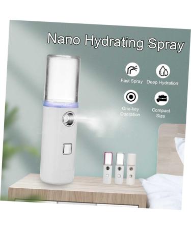 CANIGHT 1pc Sprayer Hydrating Humidifier Mini USB Humidifier Mini Face Humidifier Mini Desk Humidifier White - Buy Online on SooperMarket.com